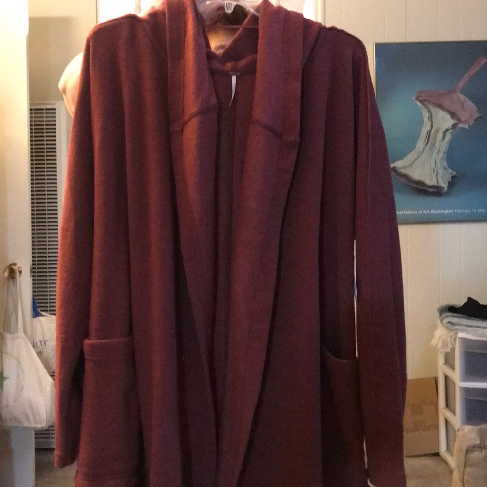 Free People Brand new long cowboy jacket
